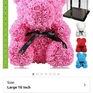 Rose Bear 40cm (almost 16 inches)